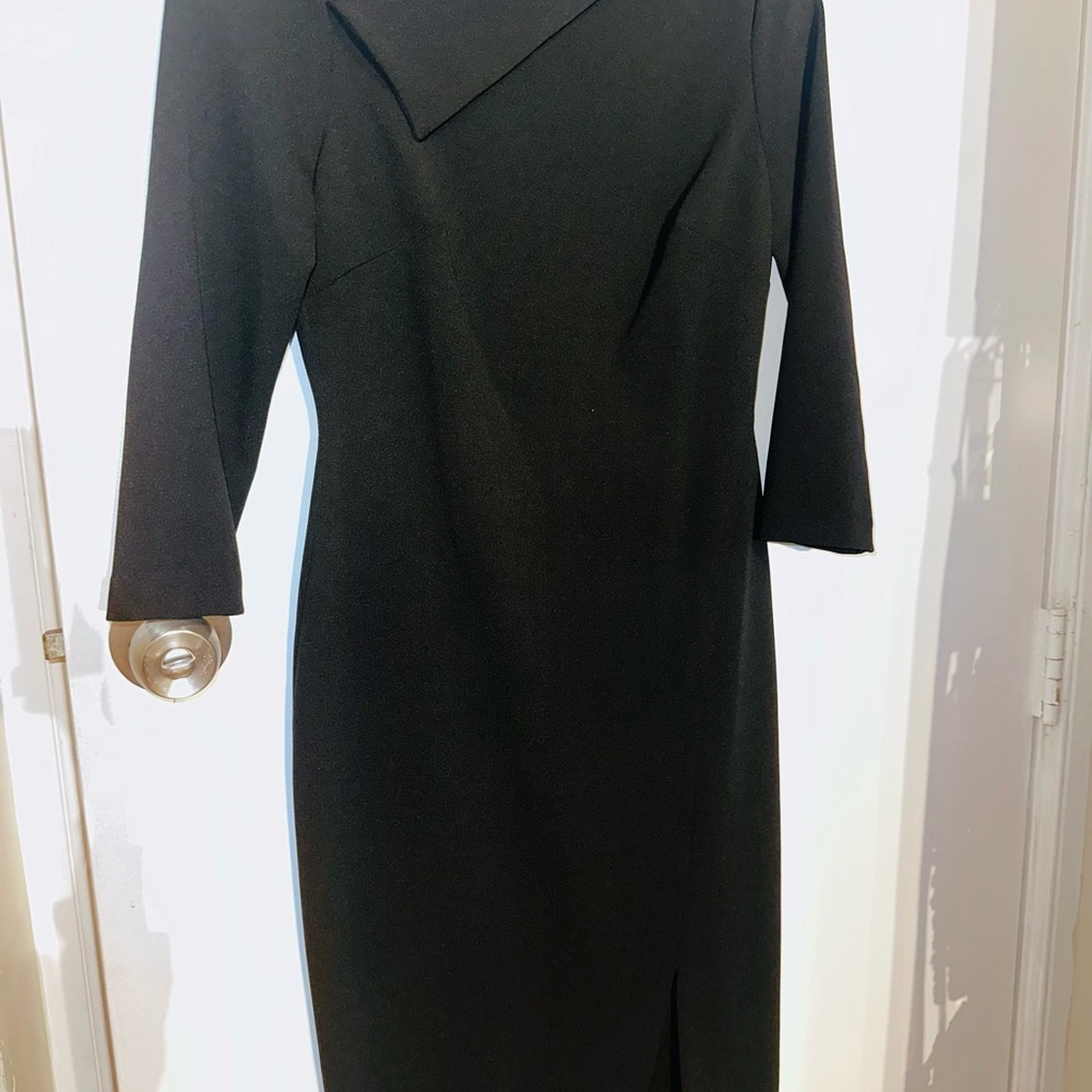 Calvin Klein Black Long Sleeve Dress